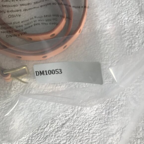 J CREW WOMENS VEGTABLE TANNED LETAHER BELT BROWN ADJUSTABLE WOMENS MEDIUM LARGE - Picture 9 of 9